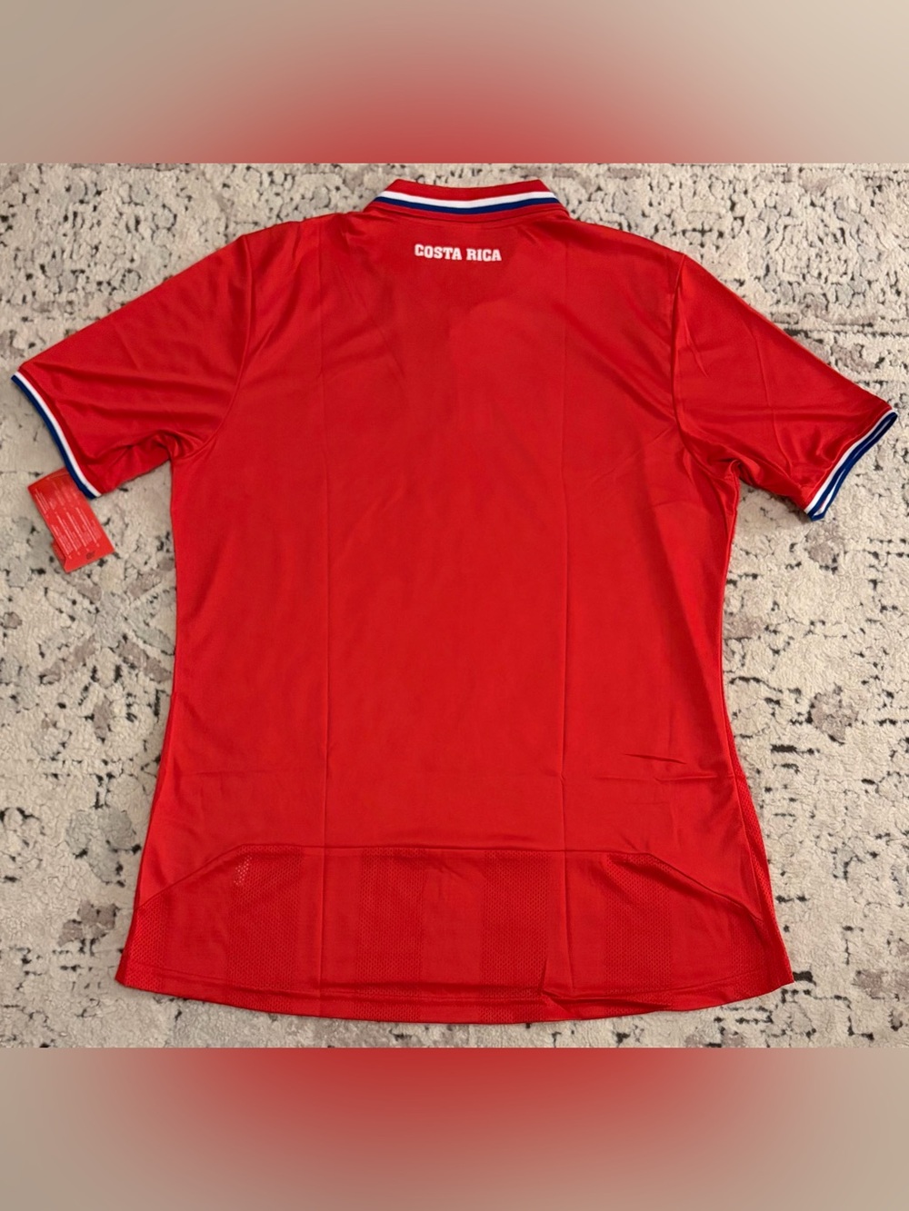 New Balance Official Costa Rica 2015 National Team Home Red Jersey Men’s Sz: L - Picture 7 of 8